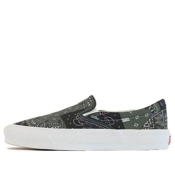 Vans Kith x Vault OG Classic Slip-On LX Bandana - Scarab