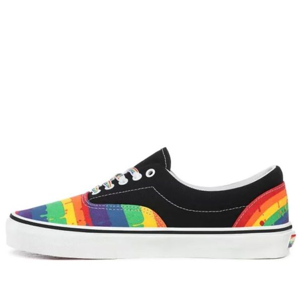 Vans Rainbow Drip Era Black Red Blue