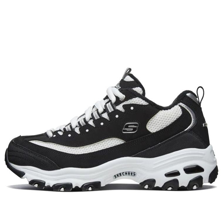 Skechers D Lites 1.0 Running Shoes Black And White