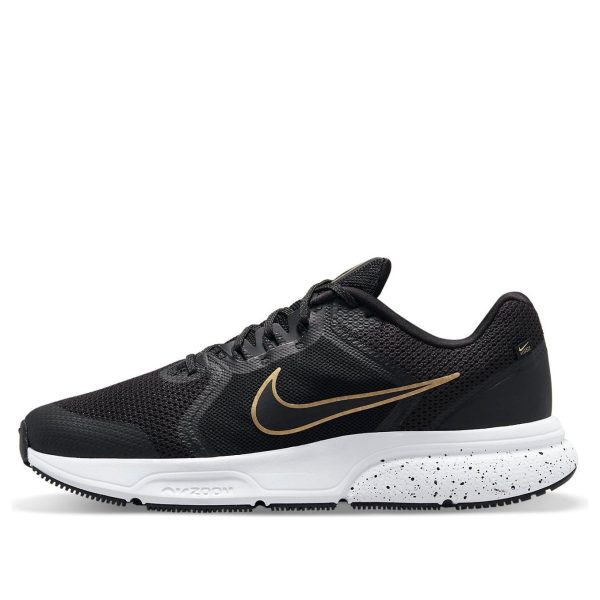 Nike Zoom Span 4 Black Metallic Gold