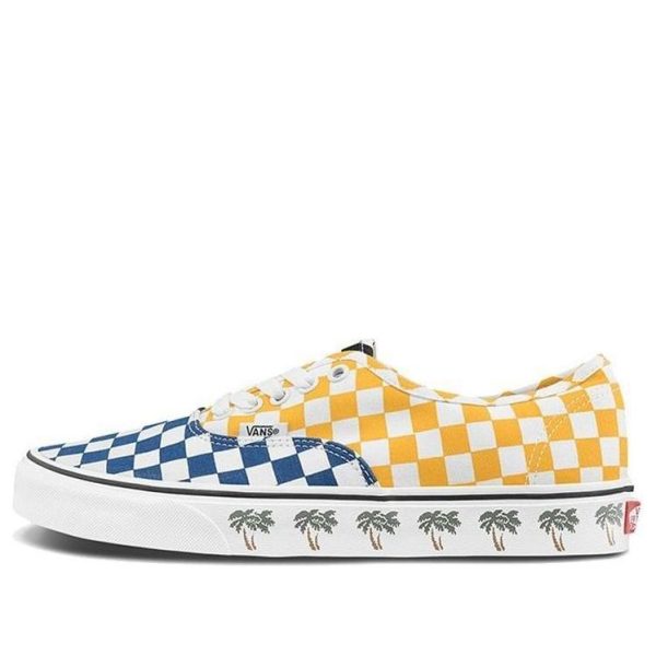 Vans Authentic Sidewall Palm Tree Checkerboard