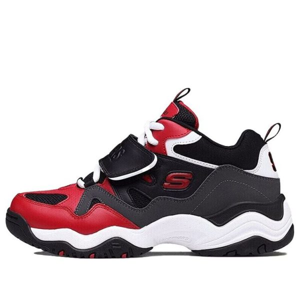 Skechers DLites Train Mid-Top Daddy Shoes Red/Black