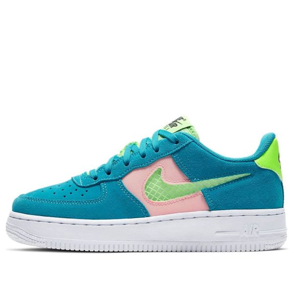 Nike Air Force 1 Low Transparent Blue Swoosh