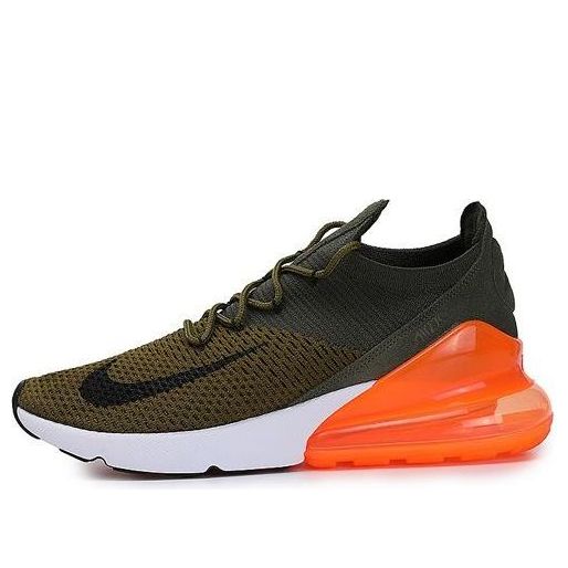 Nike Air Max 270 Flyknit Olive Flak