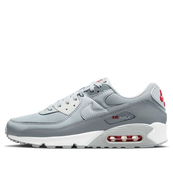 Nike Air Max 90 Light Smoke Grey Red