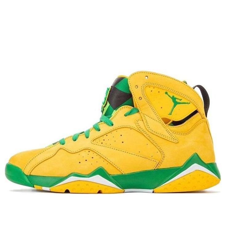 Air Jordan 7 Oregon Ducks PE Yellow Green