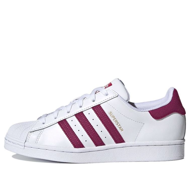 adidas originals Superstar White Red Gold
