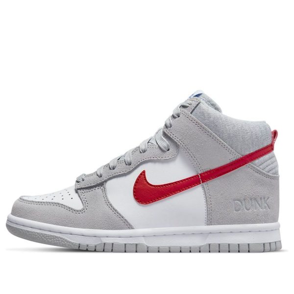 Nike Dunk High SE Athletic Club - Light Smoke Grey Gym Red