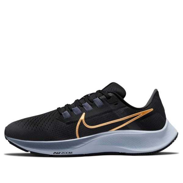 Nike Air Zoom Pegasus 38 Black Metallic Gold Coin