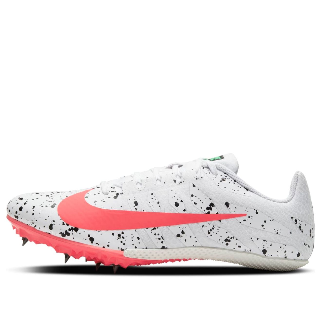Nike Air Zoom Rival S 9 Paint Splatter White Crimson Jade