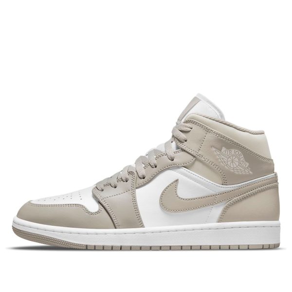 Air Jordan 1 Mid College Grey Linen