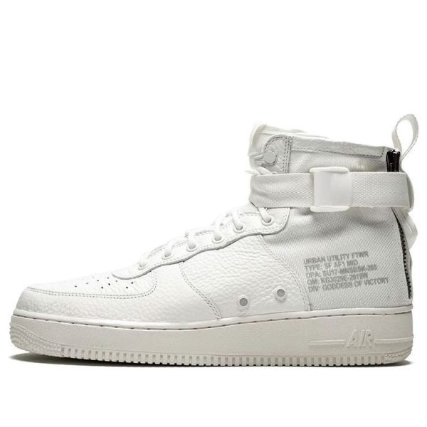 Nike SF Air Force 1 Mid Triple Ivory