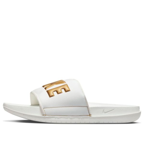Nike Offcourt Slide Summit White Metallic Gold