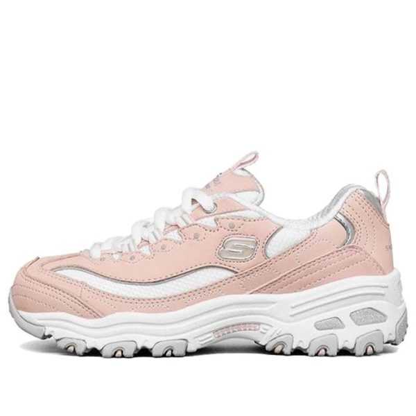 Skechers DLites Low-Top Running Shoes K Pink