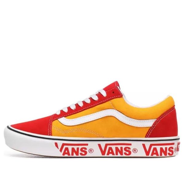 Vans ComfyCush Old Skool Tape Mix - Red Cadmium