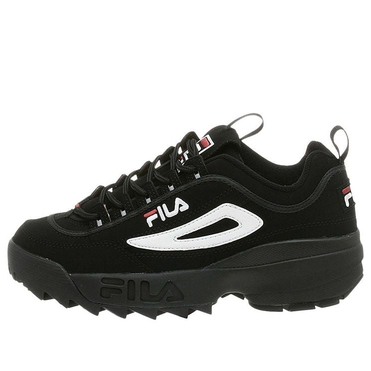 FILA Disruptor 2 Low-Top Daddy Shoes Black/White FW01653_018
