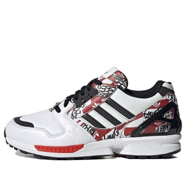 adidas x Atmos ZX 8000 Graffiti White Active Red