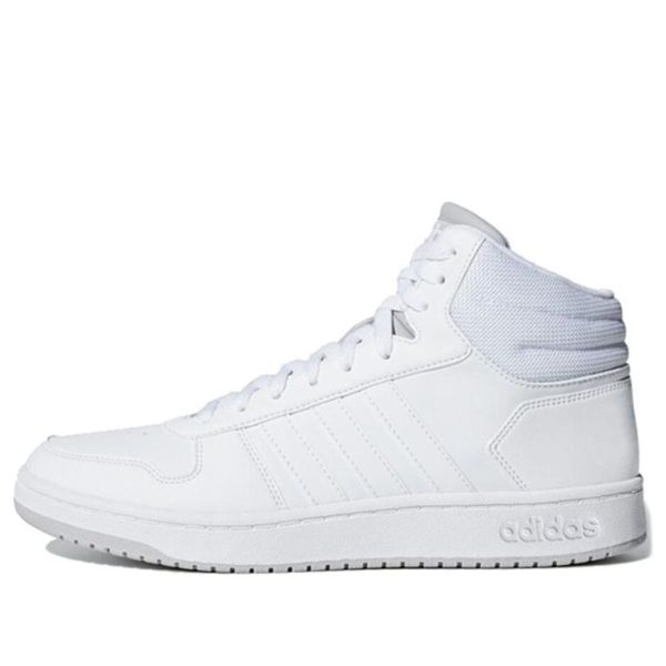 adidas Hoops 2.0 Mid Cloud White Grey