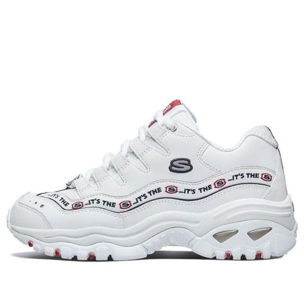 Skechers D Lites Leisure Shoes GS White