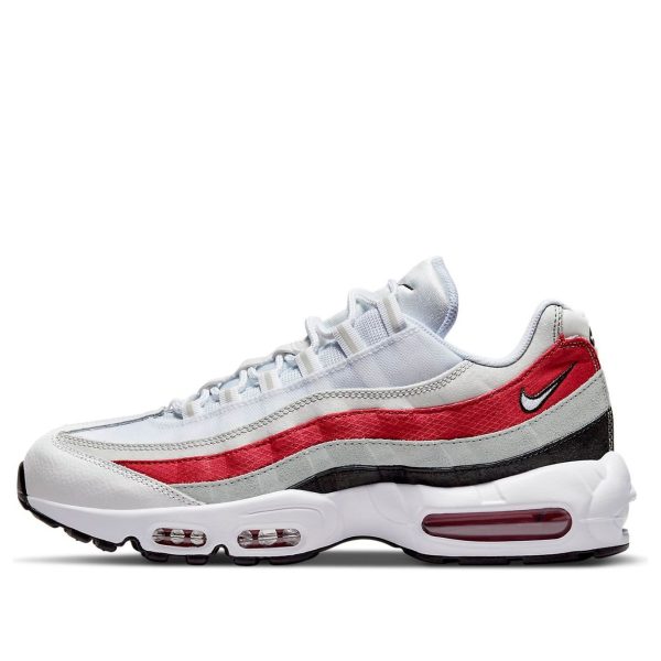Nike Air Max 95 White Varsity Red