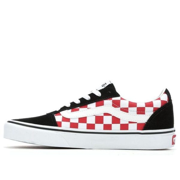 Vans Ward Checkerboard - Tango Red
