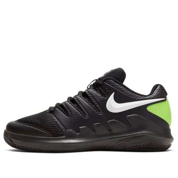 Nike Court Jr Vapor X Black White Green