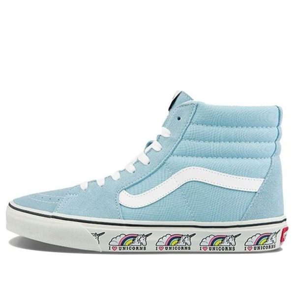 Vans SK8-HI Casual Skateboarding Shoes Unisex Navy Blue