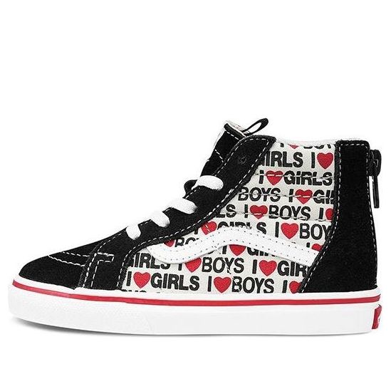 Vans SK8-HI Zip I Heart Print