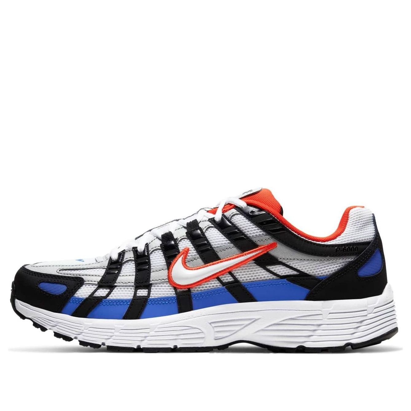 Nike P-6000 White Team Orange Racer Blue