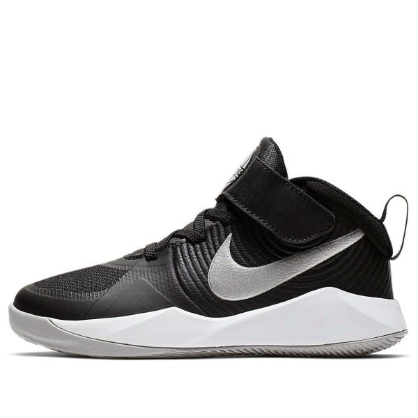 Nike Team Hustle D9 Black Metallic Silver