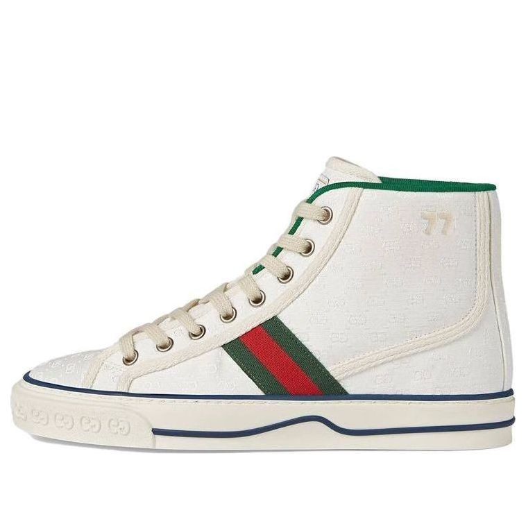 Gucci Tennis 1977 High White Mini GG