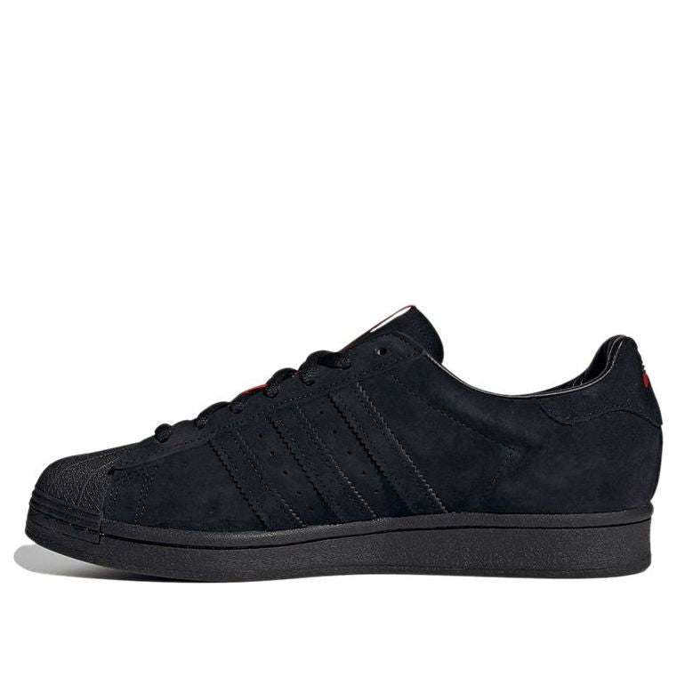 adidas Thrasher x Superstar ADV Black Scarlet
