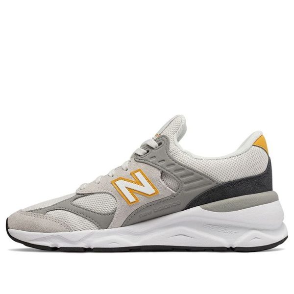 New Balance X-90 GreyWhite GreyWhite Gray White Yellow