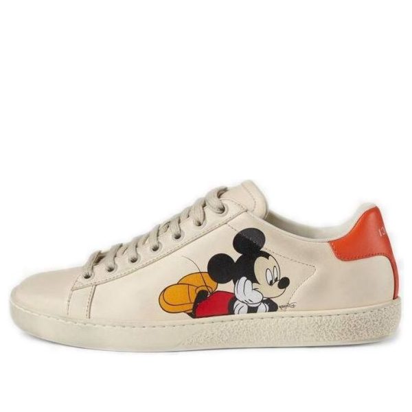 Gucci x Disney Ace Low Mickey Mouse - Ivory