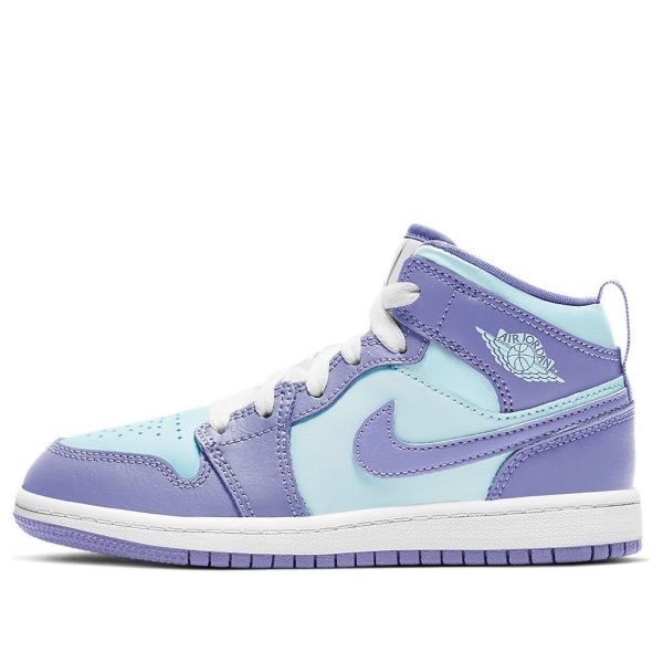 Air Jordan 1 Mid Purple Pulse Glacier Blue