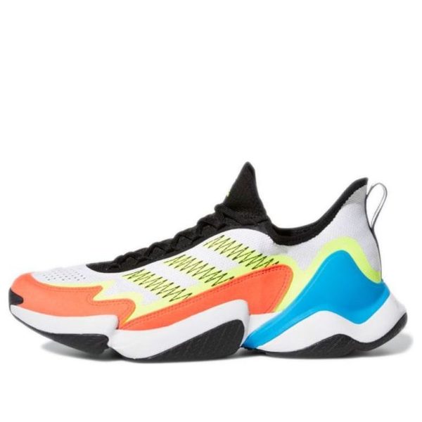 adidas Mahomes 1 Impact FLX White Team Solar Yellow