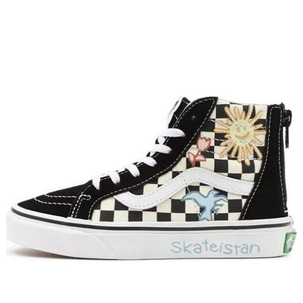 Vans x Skateistan SK8-HI Zip Black White