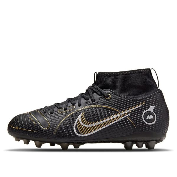 Nike Jr Mercurial Superfly 8 Academy AG Black Yellow
