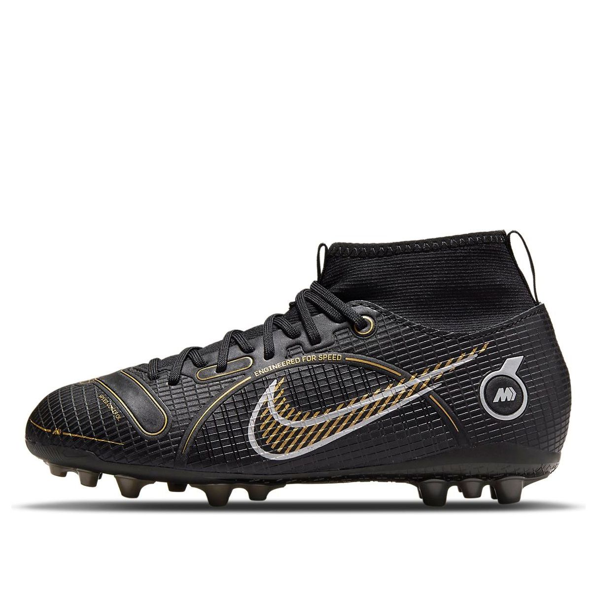 Nike Jr Mercurial Superfly 8 Academy AG Black Yellow
