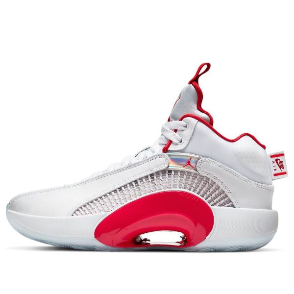 Air Jordan 35 White Fire Red
