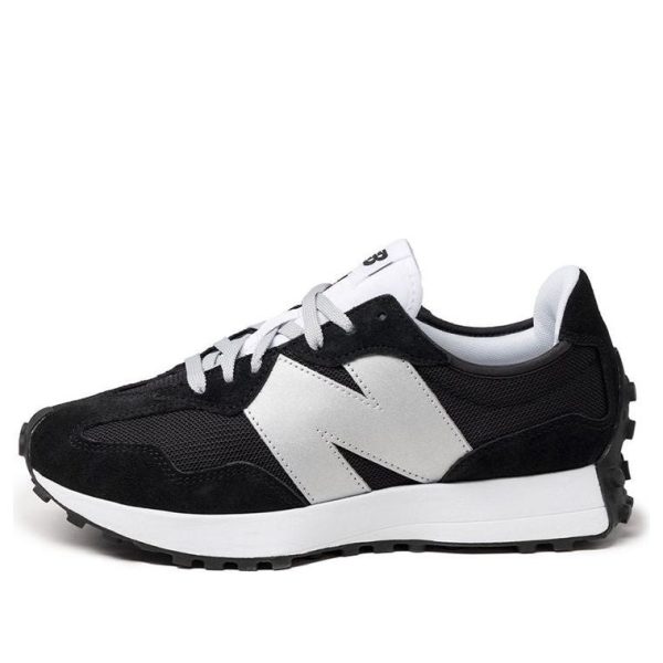 New Balance 327 Black Metallic Silver