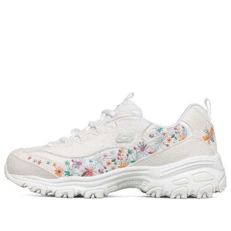 Skechers DLites 1.0 Low Running Shoes White