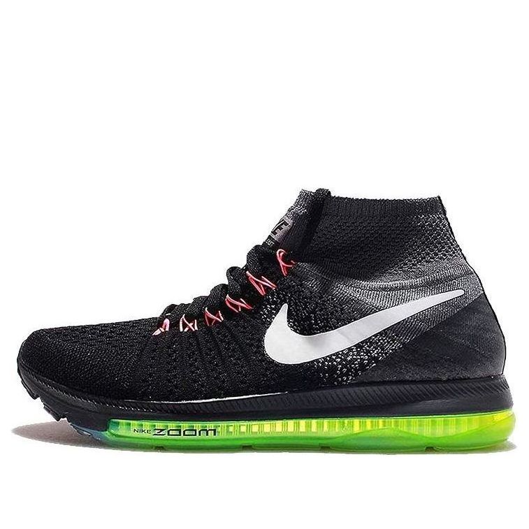 Nike Zoom ALL OUT Flyknit Black White Green