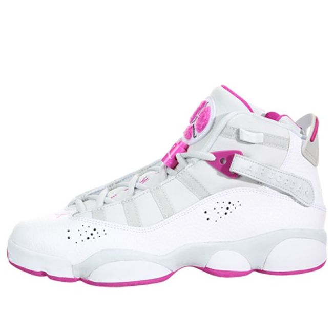 Air Jordan 6 Rings Platinum Fuchsia