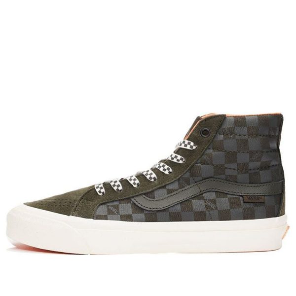 Vans Porter-Yoshida & Co. x OG SK8-Hi LX Forest Night Floral Checkerboard