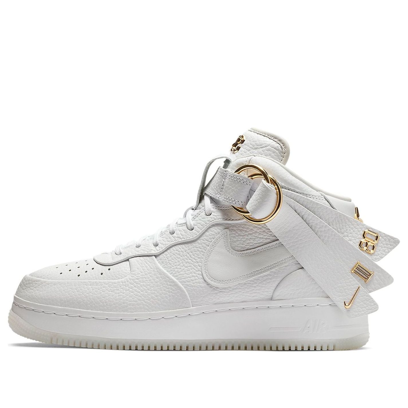 Nike x Victor Cruz Air Force 1 Mid White Gold