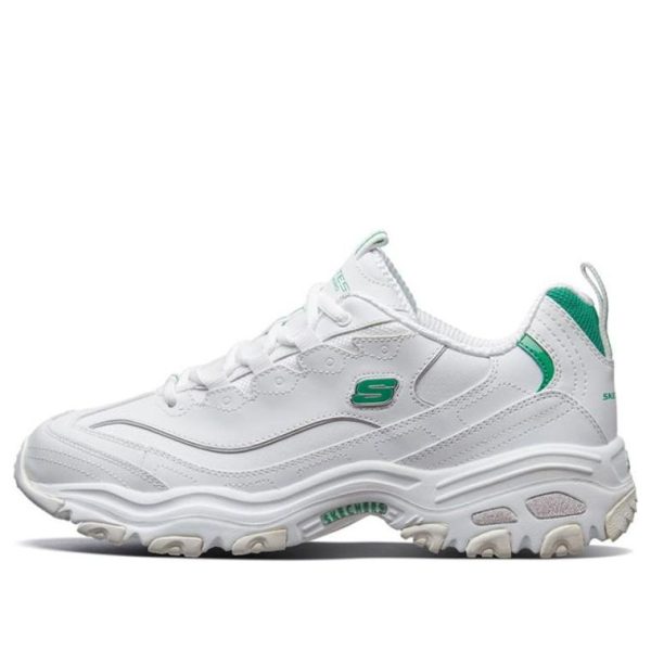 Skechers Dlites 1.0 Running Shoes White/Green
