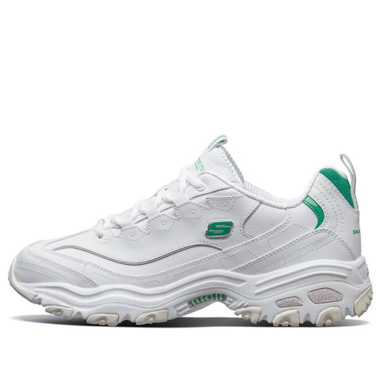 Skechers Dlites 1.0 Running Shoes White/Green