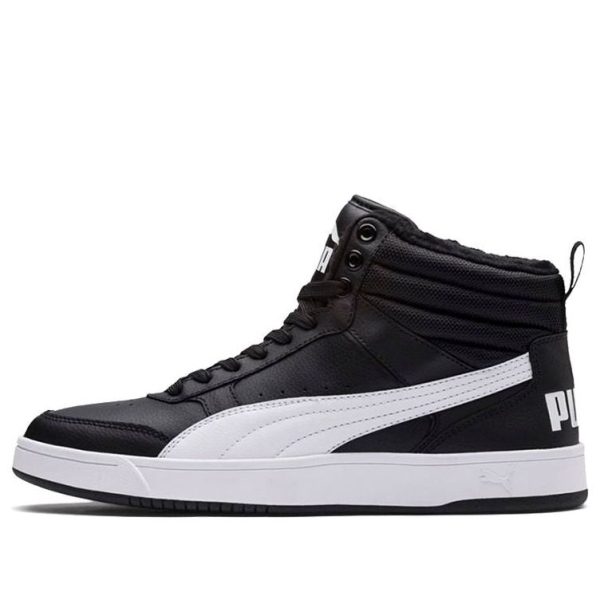 PUMA Rebound Street V2 Fur Black White