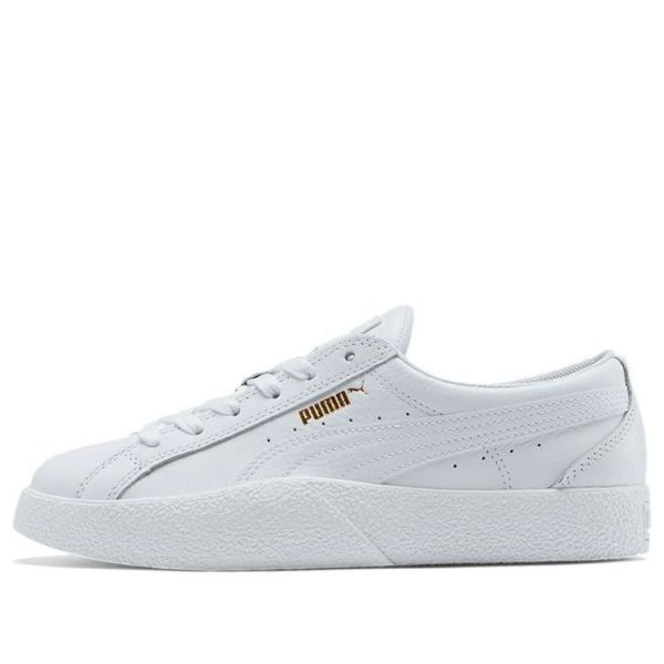 PUMA Love Tumbled Leather White